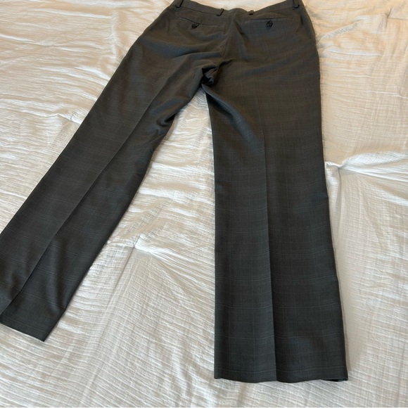 Banana Republic Mens Suit Pants 35/34 Gray Plaid - Picture 4 of 8